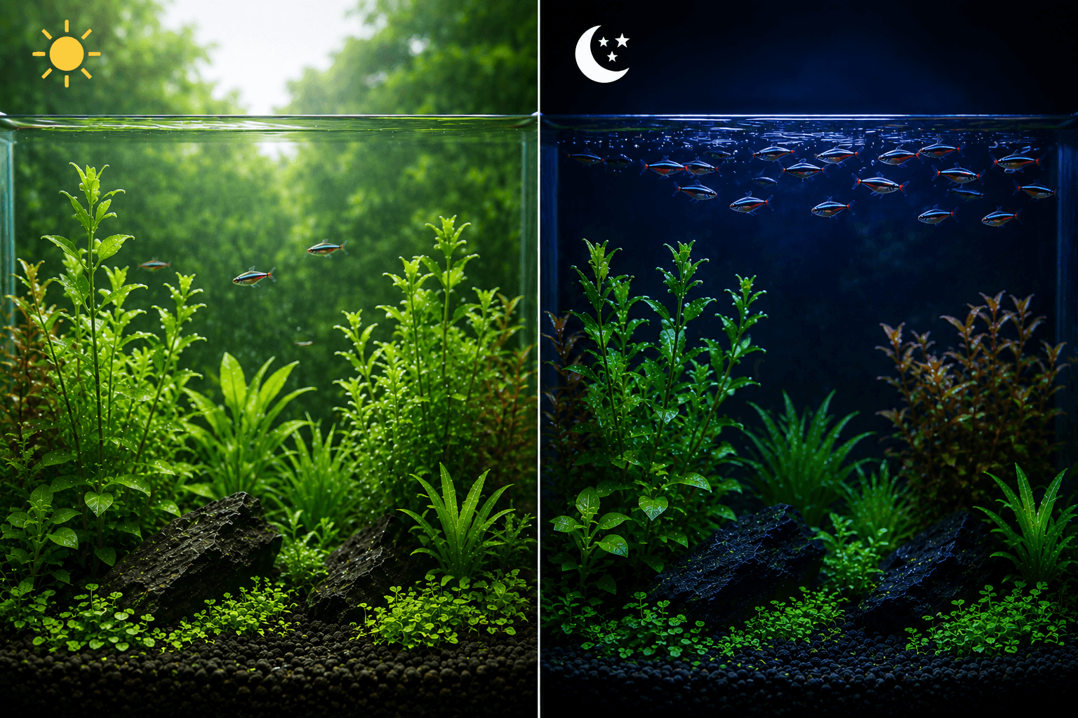 Aquarium dissolved oxygen management