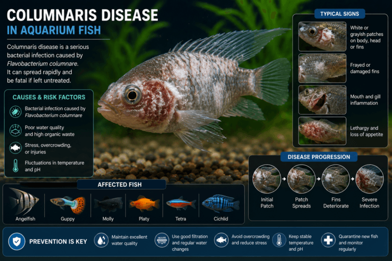 Columnaris Disease in Aquarium Fish — Why It's Mistaken for Fungus and ...