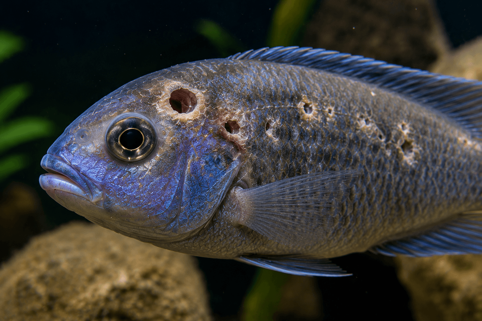 hole in the head disease fish