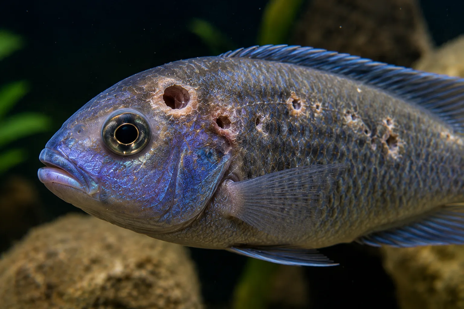 hole in the head disease fish