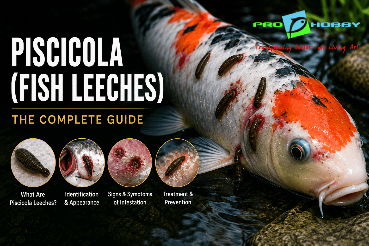 fish leeches aquarium