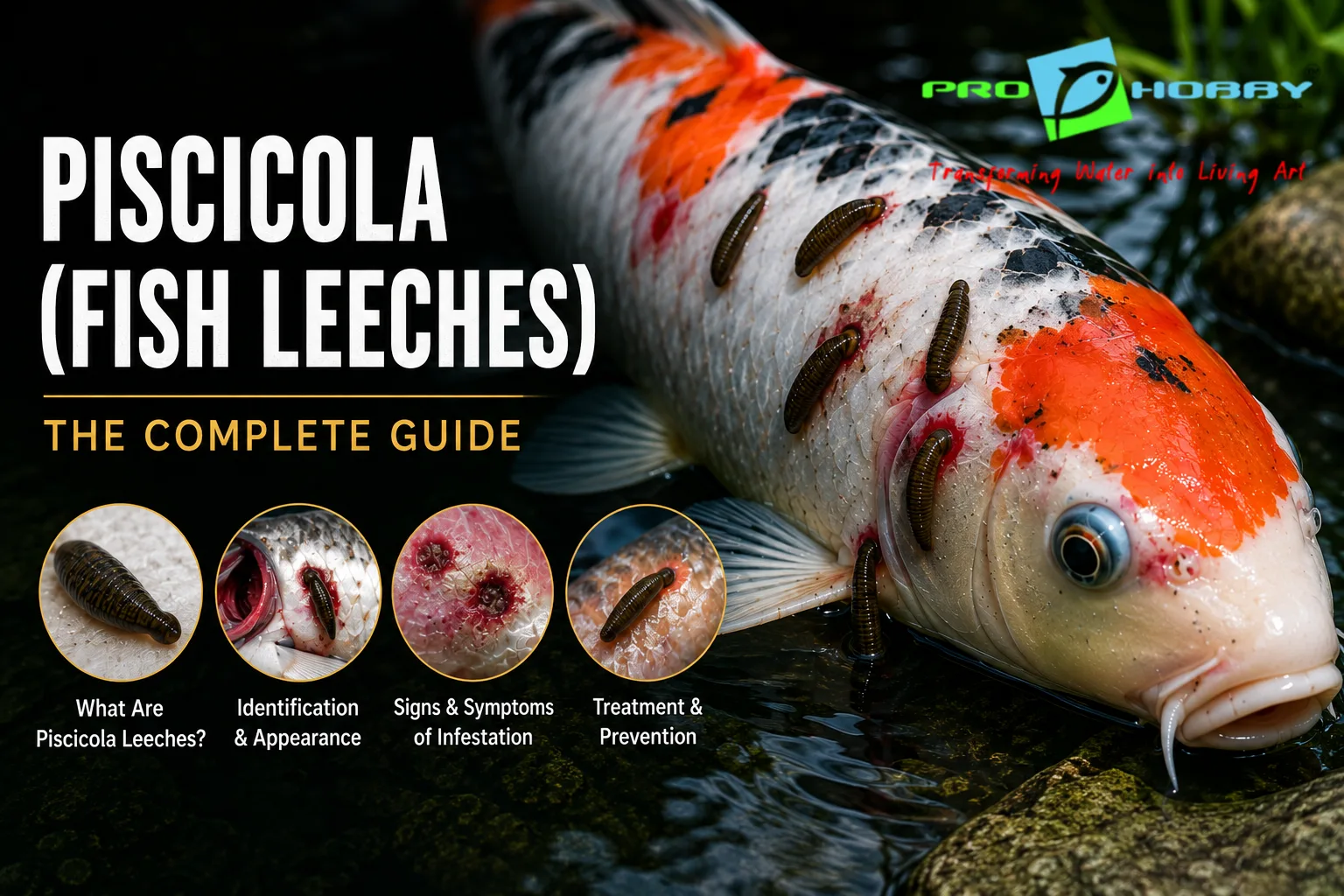 fish leeches aquarium